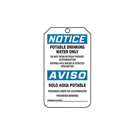Accuform Danger, PF-Cardstock, 3-1/4 in Width, 1/4 in Height, , 5 PK SBMNT246PTM